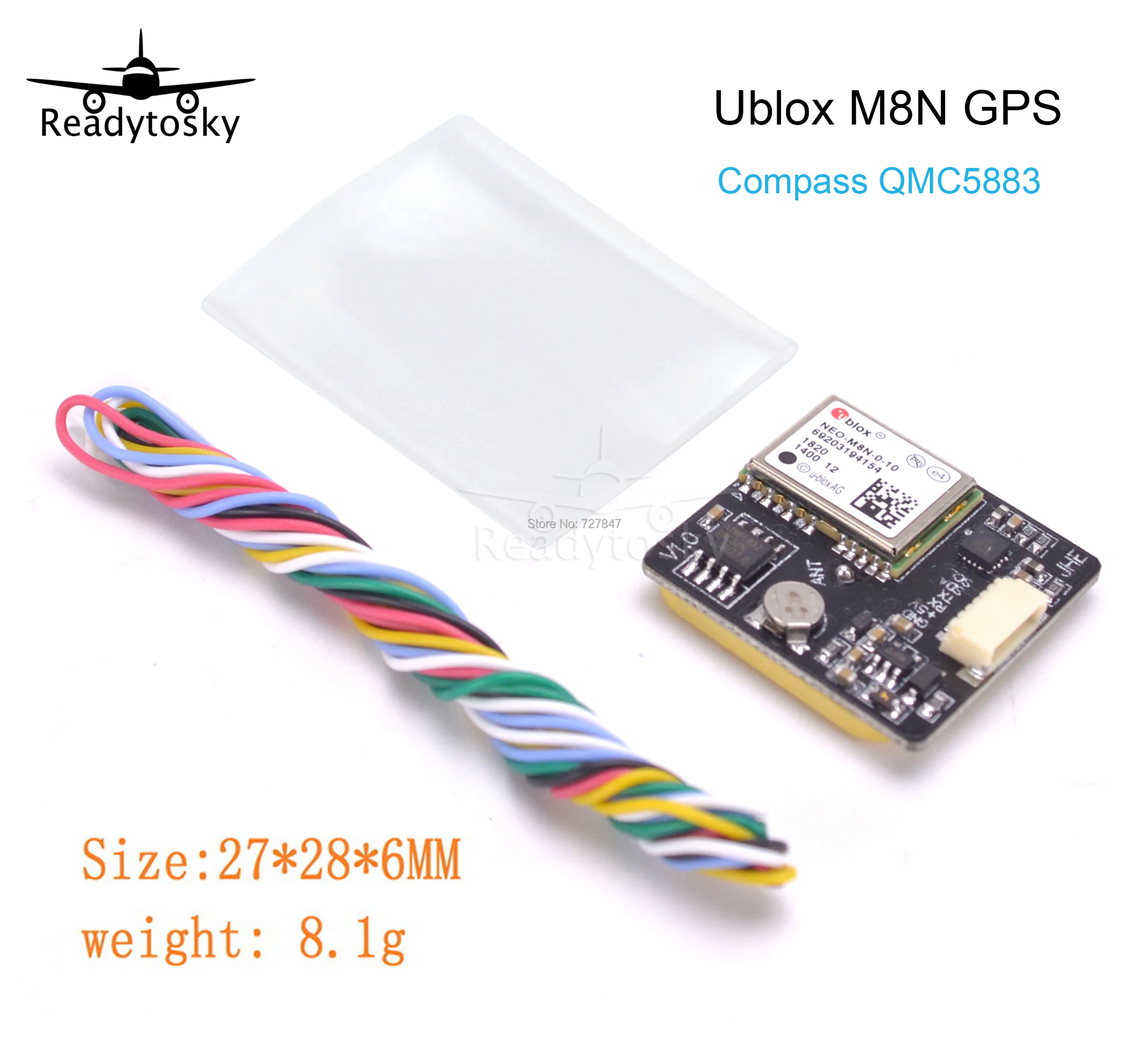Ublox M8N GPS QMC5883