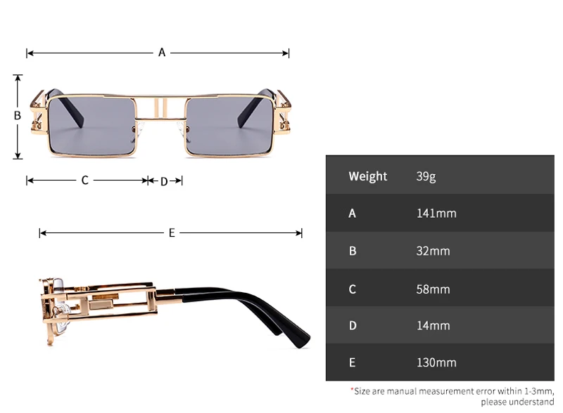 steampunk sunglasses men details (1)