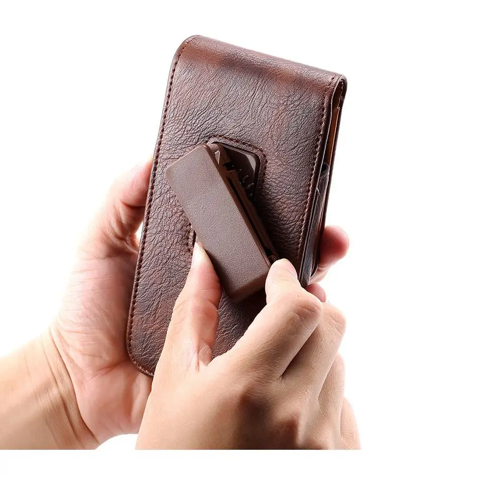 

Case For LG X venture Universal Man Waist Bag Case With Clip Belt Rotating Phone Bag For LG X power2 / G4 Stylus Phone Case