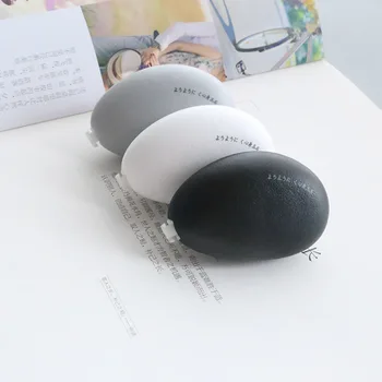 

1pc office stationery corrective tape stone shape students style office correction tape black gray white