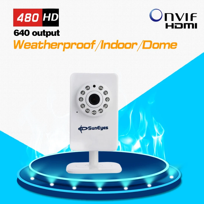 

WIFI IP camera 480HD  IR night vision Mic built in 640 outputn TF/SD Card Memory Slot P2P Plug and Play CK-376