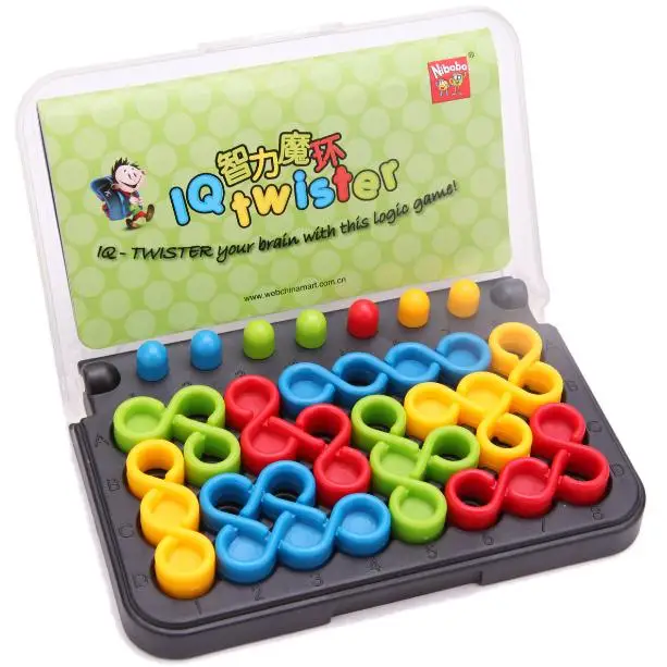 

100 Chanllenges IQ Twister Toy For Children Nibobo Logical Reasoning ToyBrain Game Single Board Game Intelligence Toy