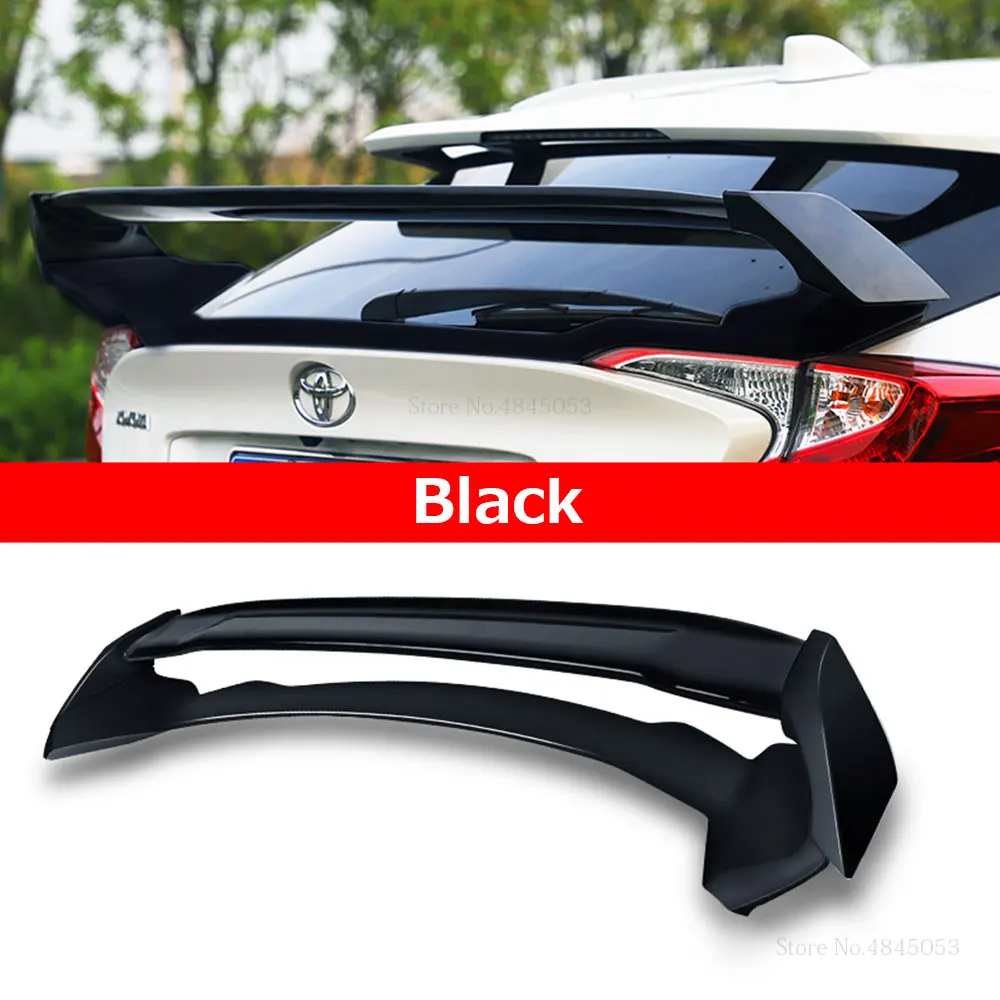 AITWATT для Toyota CHR C HR 2018 2019 высококачественный задний спойлер из углеродного волокна