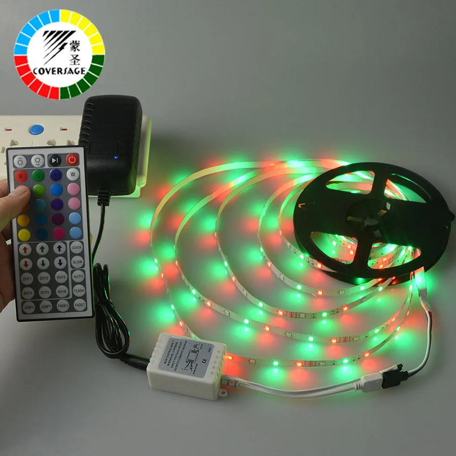 Светодиодная лента Coversage RGB 5050 5 м 300 светодиодов IP65 водонепроницаемый потолочный