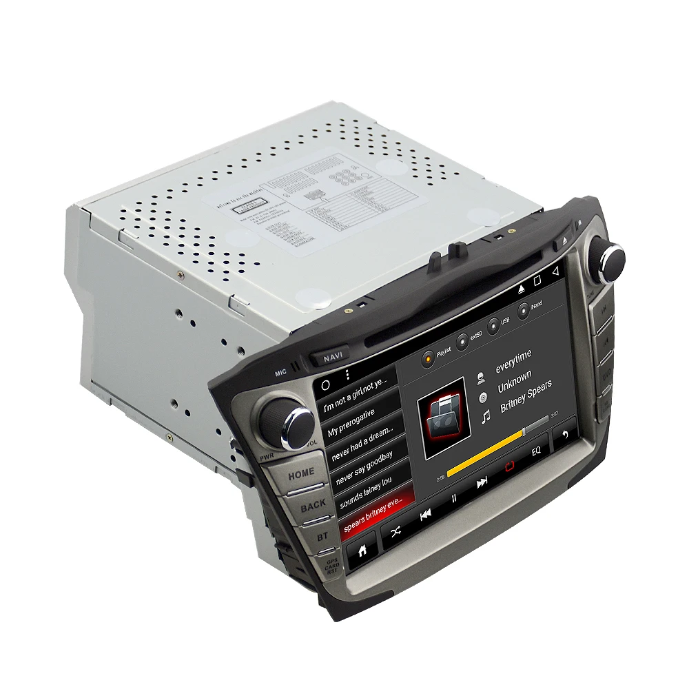 Автомобильное радио GPS фронтальная камера Бесплатная карта USB vidio HD1080 для Hyundai Tucson