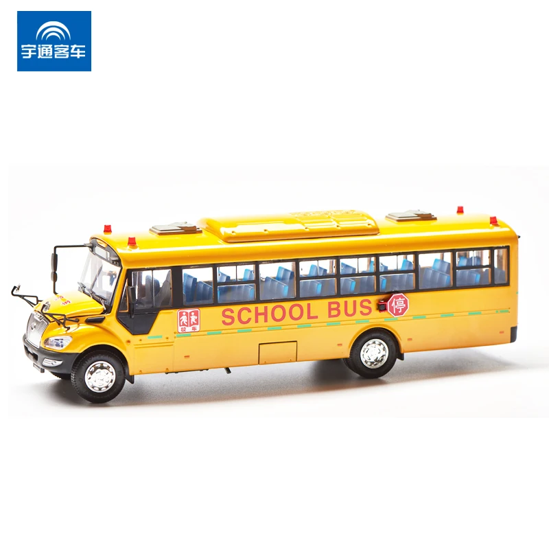 

1:42 Diecast Model for Yutong School Bus ZK6109DX2 Alloy Toy Car Miniature Collection Gifts ZK6120R41