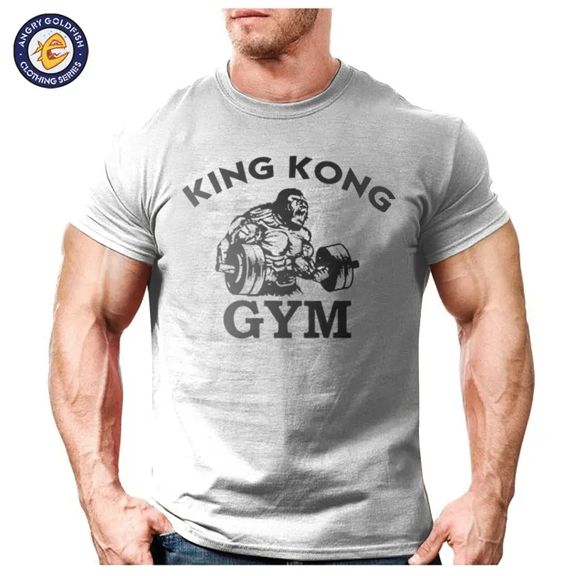 

Gorilla Lifting Weightlifting Men T shirt Fashion Cotton Hip Hop T shirt Men Casual Short Sleeves T-shirt Men Brand Clothing