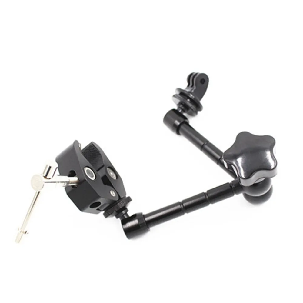 Алюминий Gimbal Магия Кронштейн+ велосипед Велосипедный Спорт мотоциклетные Руль управления для мотоциклов Крепление для штатива адаптер для GoPro Hero 6 Hero 5 4 сеанса 3 3