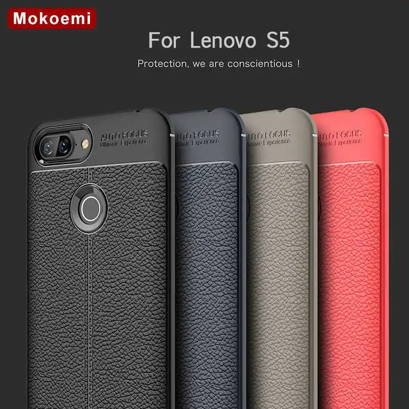 

Mokoemi Fashion Lichee Pattern Shock Proof Soft sFor Lenovo S5 Case For Lenovo S5 Cell Phone Case Cover