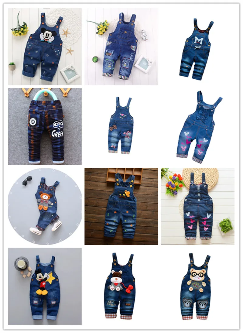 

Baby Pants Spring Autumn Baby Boys Girls Overalls Pants Kids Boys Denim Bib Pants Toddler Girls Jeans Jumpsuit Clothes