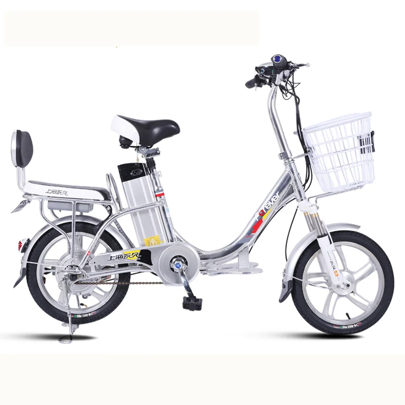Flash Deal 16-22inch Urban electric bicycle 48V12-15AH lithium battery 240w high speed motor Aluminum alloy electric bike Princess bicycl 2