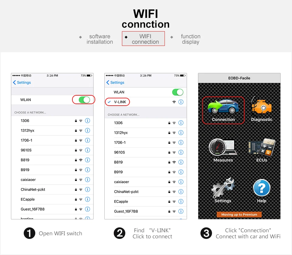 PIC18F25K80 Чип wifi ELM327 беспроводной OBD2 сканирующий инструмент устройство считывания кодов неисправностей автомобиля Wi-Fi ELM 327 OBDII сканирующий инструмент для IOS/Android/PC