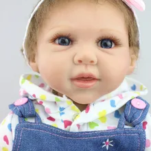 Новорожденных моделирование Babydoll силиконовая, виниловая кукла Обучающие просветление Игрушки для маленьких девочек подарок симпатичный кукольный брелок