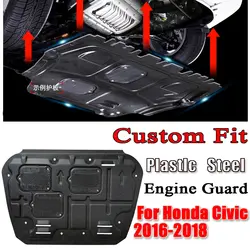 Автомобиль Стайлинг для Toyota Civic 2016-2018 пластик сталь защита двигателя двигатель опорная плита крышки fender защиты аксессуары