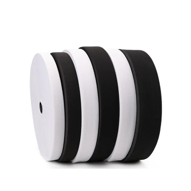 2m* White B Woven Flat Knitted Elastic Craft Sewing Elastic Cord