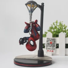 Comic The Amazing Spider-Man pvc Action Figure Spiderman Street light ver. Collection Toys