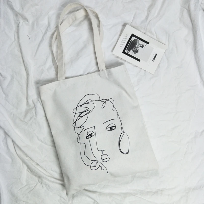 

Fashion Women Men Cartoon Printing Handbags 2019 New Hot Zipper Soft School Students Book Bag Canvas Bags Shoulder Bags