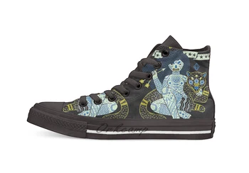 

Perilous Queen Casual High Top Canvas shoes sneakers Light Walking Shoes