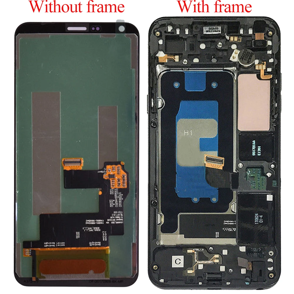 

For LG Q6 LG-M700 M700 M700A US700 M700H M703 M700Y LCD Display Monitor Screen + Touch Screen Digitizer Sensor Assembly Frame