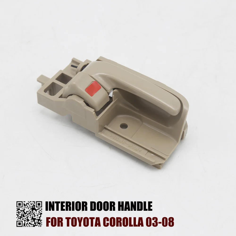 

Interior door handle for TOYOTA Corolla 2003 2004 2005 2006 2007 2008 Beige RH:69205-12200-A2 LH:69206-12200-A2