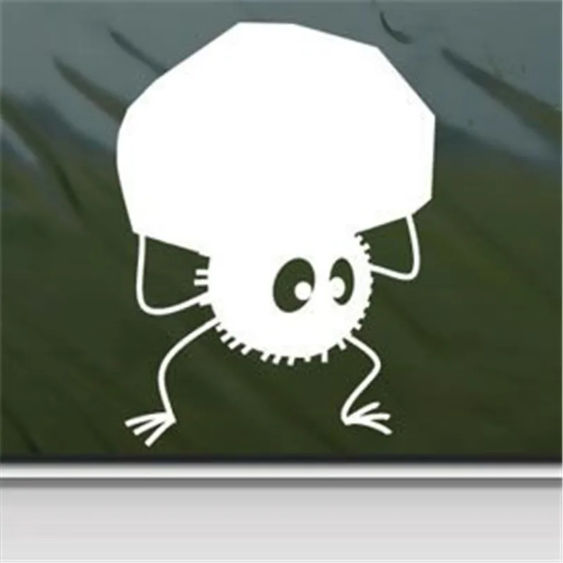 

Totoro White Sticker Decal Susa-Ataris Studio Ghibli White Car Window Wall notebook Notebook Laptop Sticker Decal