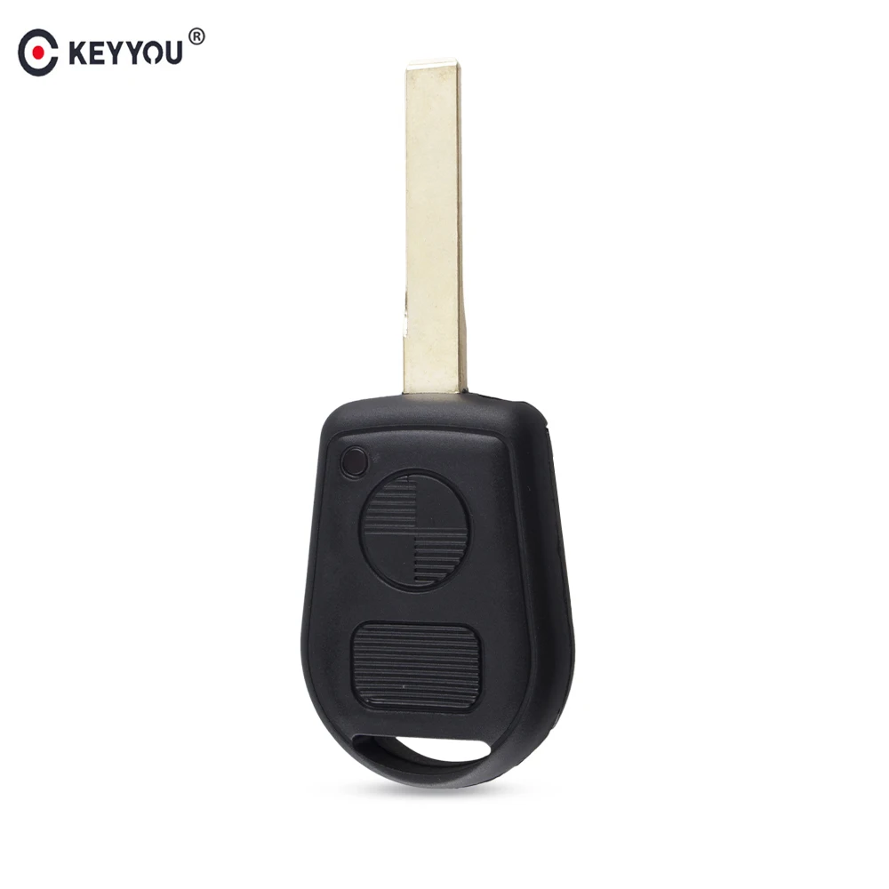 

KEYYOU New Replacement 2 Buttons Remote Key Shell Blank Styling Fob Case For BMW E38 E39 E36 Z3 Key High Quality