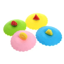 4 шт./компл. милые фрукты силиконовые герметичные Принадлежности Крышка для чашки крышка кофе кружка герметичные