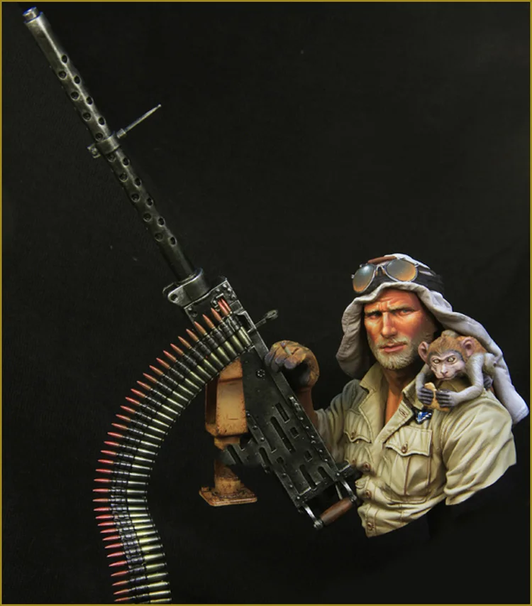 1/10 Scale Resin Bust Building Kit WW II British SAS Bustin Model