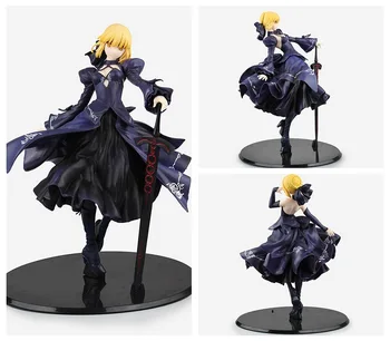 

24cm Fate stay night Fate/Grand Order Saber Full Dress Ver. PVC Action Figure Collectible Model Toy