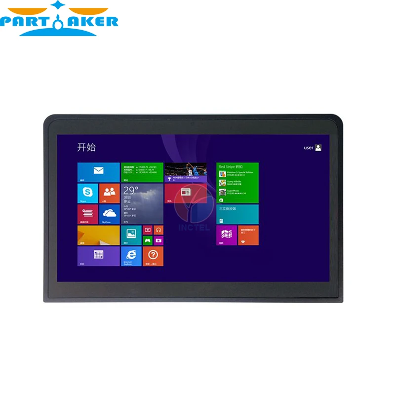 2015 14 inch Embedded industrial all in one touchscreen computers with
