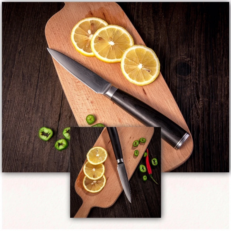 Нож для очистки овощей 3,5 дюймов из японской дамасской стали vg10 кухонные ножи шеф-повара инструменты для приготовления пищи фрукты овощи нож шеф-повара бритва острый