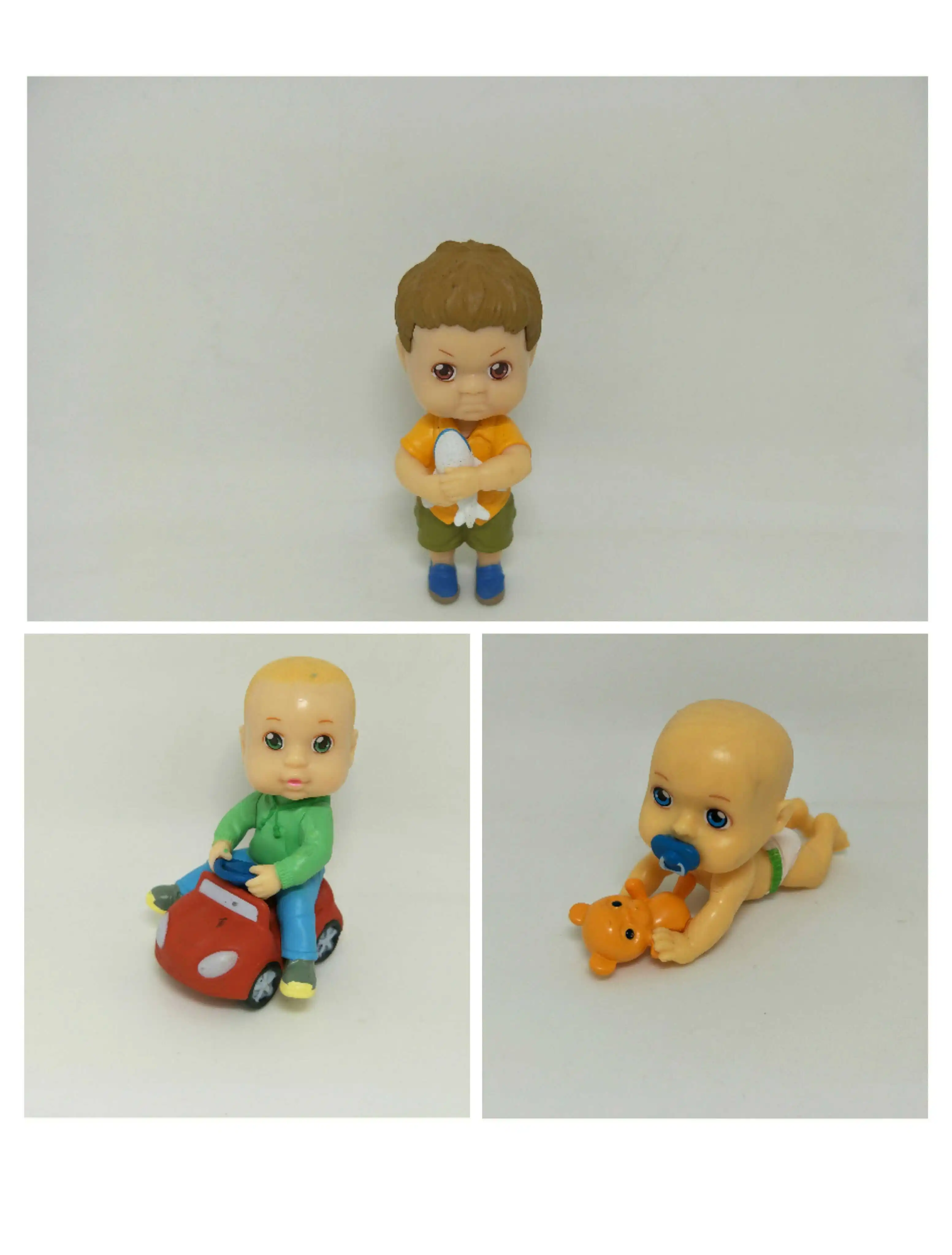 

Cute Baby In My Pocket Adorable Boy Baby Doll Pacifier Car Figure Toy Children Girl Birthday Gift