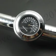 Для Kawasaki GSX-R 600 750 1000 1300 GSF SV R1 R6 XV FZ Road King V Star заказ 7/8 ''-1" Руль барный термометр в байкерском стиле