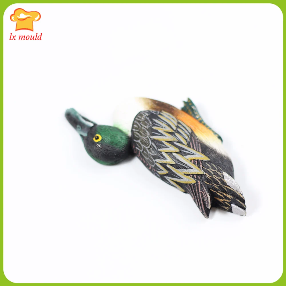 Pintail утка/довольно Кряква Shaped силиконовая форма для шоколада