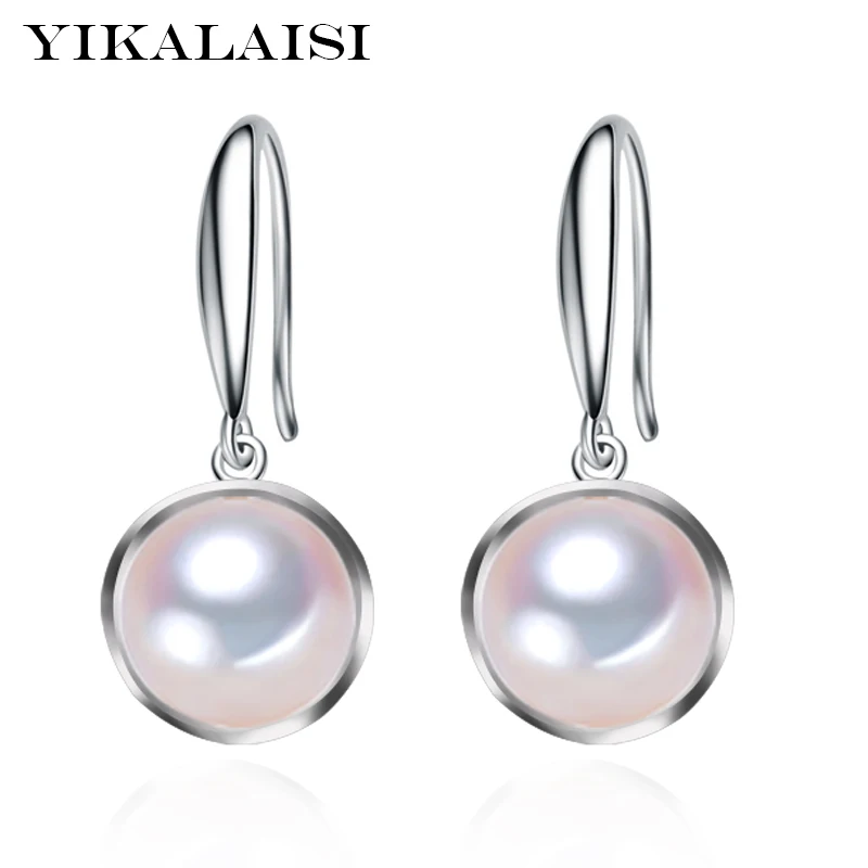 

YIKALAISI 925 sterling Silver Jewelry Pearl Earrings Pearl Jewelry For Women Natural Freshwater Pearl Earrings Wedding