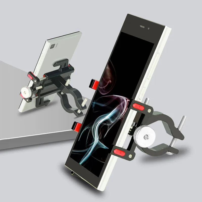 Мотоциклетный Алюминиевый держатель для мобильного телефона, подставка для Iphone 8P Xr samsung S9, руль для горного велосипеда, Gps кронштейн