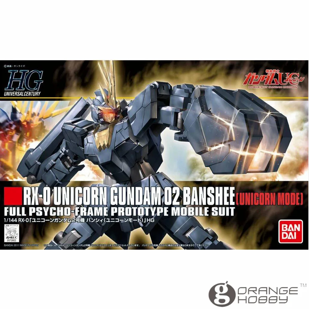 

OHS Bandai HGUC 135 1/144 RX-0 Unicorn Gundam O2 Banshee Unicorn Mode Mobile Suit Assembly Model Kits