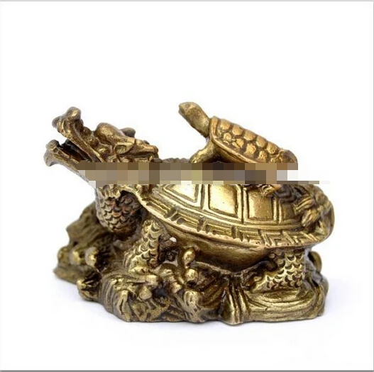

B0602 320Copper dragon turtle defends antivillain Lucky town house to help the children of the three evil career statue