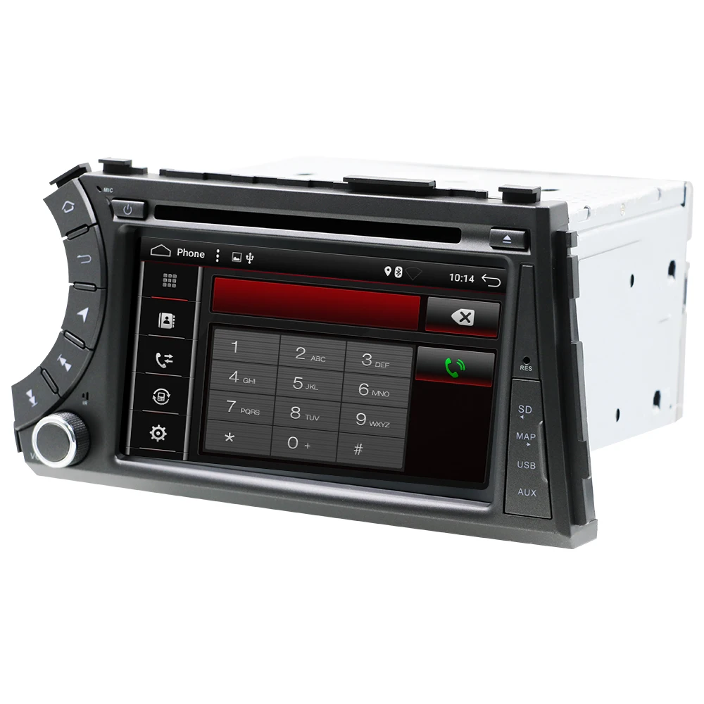 Eunavi 7 ''двойной 2 Din Android 8 1 Восьмиядерный автомобильный dvd плеер Радио Стерео GPS
