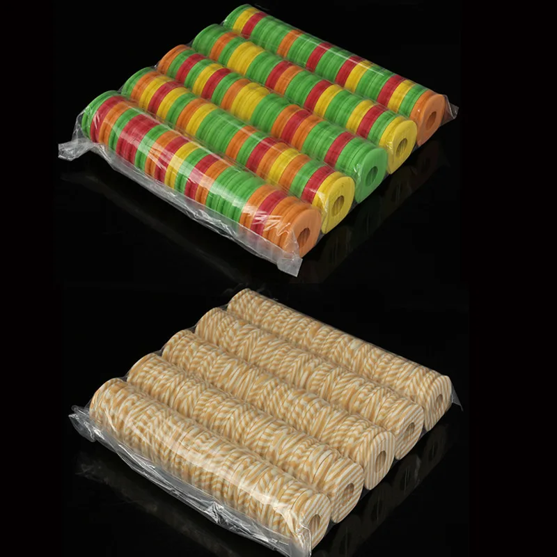 

100PCS/Lot Outdoor Fishing line Circular Winding plate foam Board Fishing Lure Trace Wire Leader Swivel Tackle 2 Color Optional