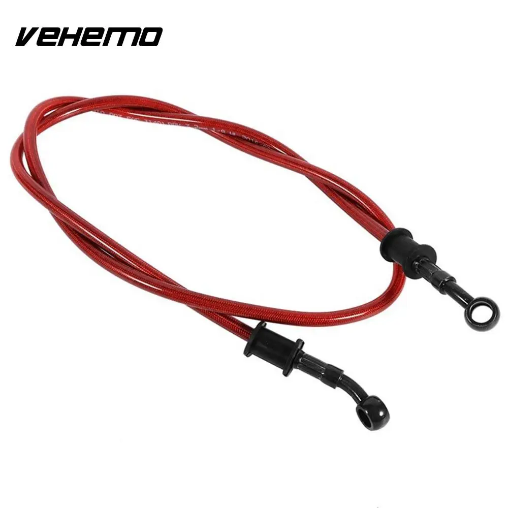 Vehemo мотоцикла тормозной шланг тормоз масло трубки гибкие клатч трубы - Цвет: red