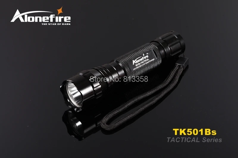 Alonefire tk501bs тактический серии CREE XM-L2 LED 1/3/5 режима Профессиональные фонарик Свет-1