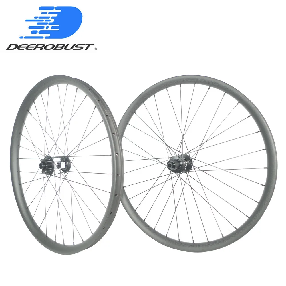 650B/29er 350 Boost 32 H 110x15 мм 148x12 мм 6 болтов 35 мм MTB ENDURO/AM Углеродные колеса 25 мм глубокое бескамерное колесо горного велосипеда набор