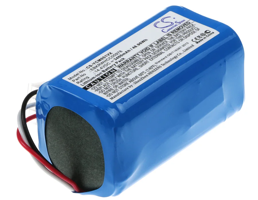 Billige Cameron Sino 3400mAh Batterie für iCLEBO YCR M05, M05 P, M04 1, M05 10, YCR M05 10, YCR M05 11, YCR M05 20, YCR M05 30, YCR M05 50