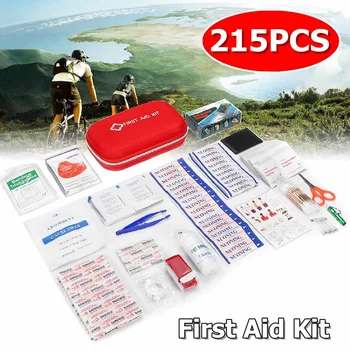 

Mini Outdoor First Aid Kit 22 categories 215pcs Portable EMergency Kits Travel Package For Medicines Outdoor Camping Medical Bag