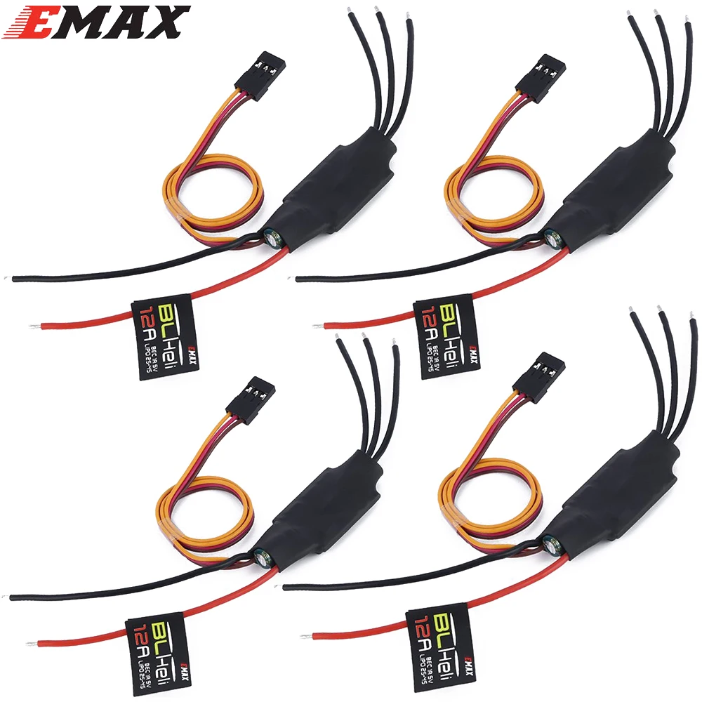 

4pcs/lot Emax BLHeli Series 12A/20A/30A Speed Controller with 1A/5V BEC for QAV 250 quadcopter FPV multicopter