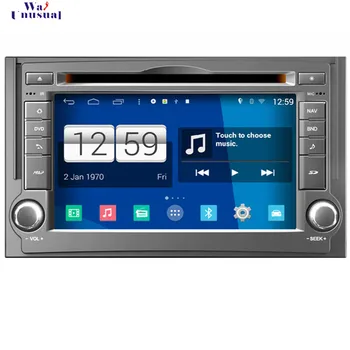 

WANUSUAL Silver Top Car Styling 800*480 Quad Core 16G 6.2'' Android 4.4.4 Car DVD for Hyundai H1 GPS Car Multimedia Player Radio