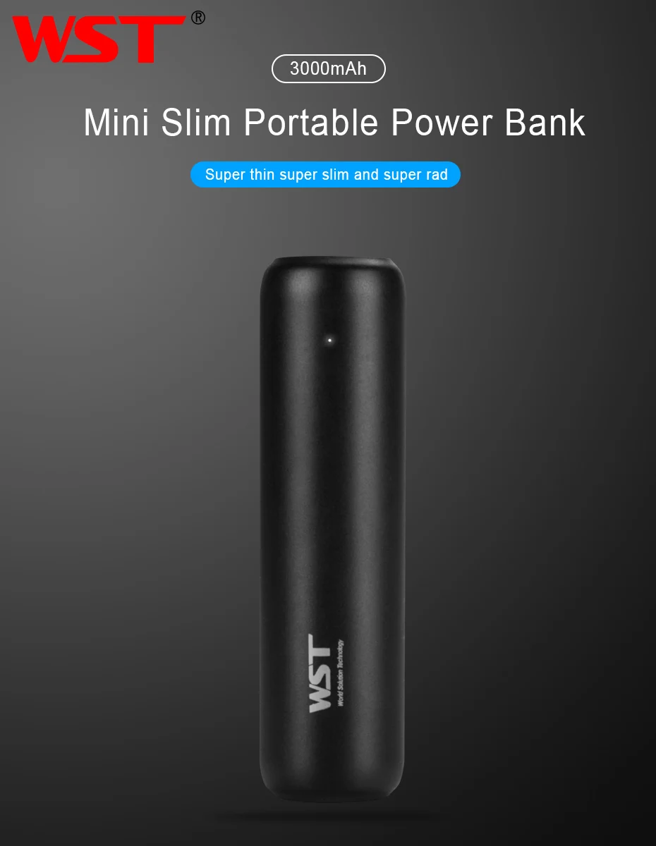 WST Mini Power Bank PoverBank Battery Pack Mobile External Battery Power bank For Xiaomi Samsung Phone 3000mAh Powerbank (7)