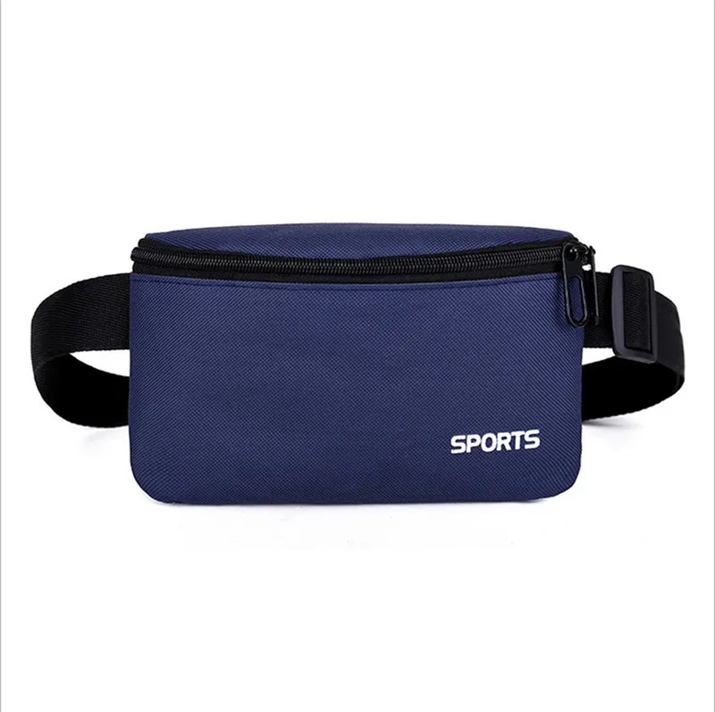 

New Unisex Casual Oxford Solid Gym Sport Runner Waist Bum Bag Man Women Portable Running Jogging Belt Pouch Zip Fanny Pack