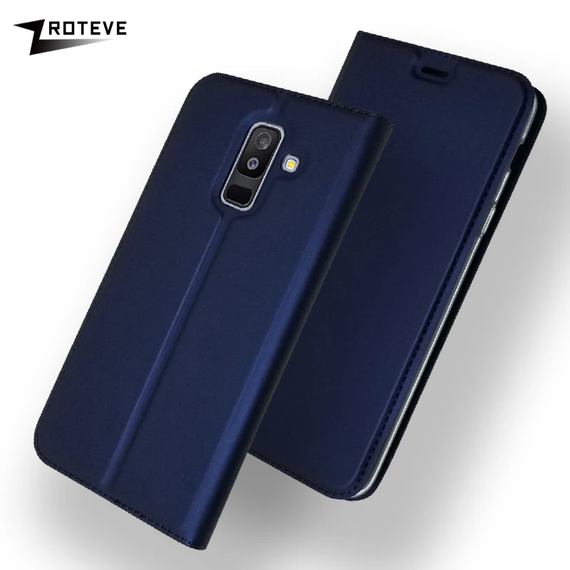

Cover For Samsung A5 A6 A7 A8 A9 2018 Case Flip Wallet Coque For Galaxy A6 A8 Plus Case Flip Leather Cover A6s A9s Phone Cases